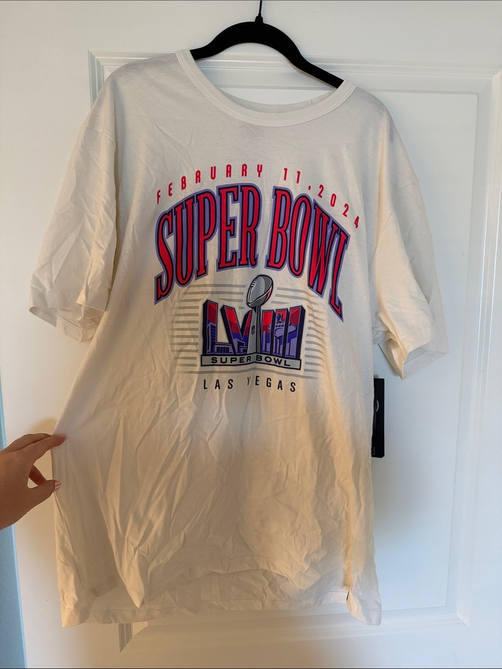 NWT 2024 Super Bowl T-shirt